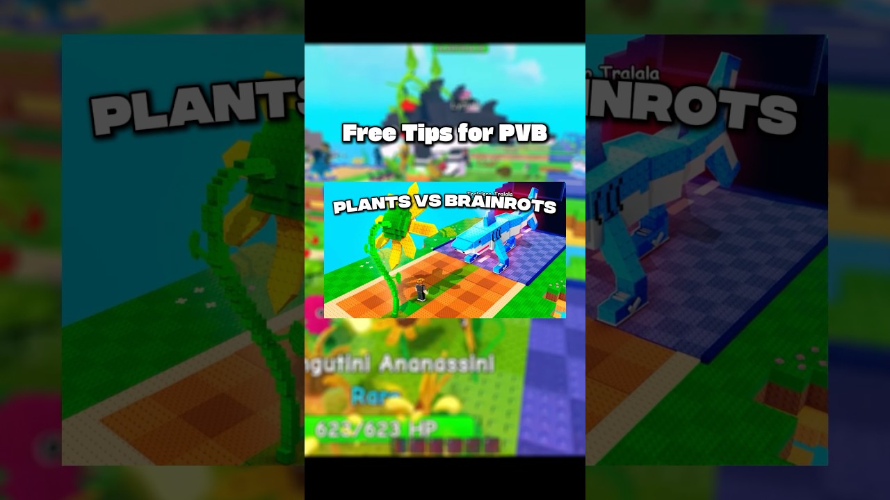Бесплатные советы по игре Plants vs Brainrots 😱 Снаряжение? #robloxfyp #roblox #robloxshorts #pvb...