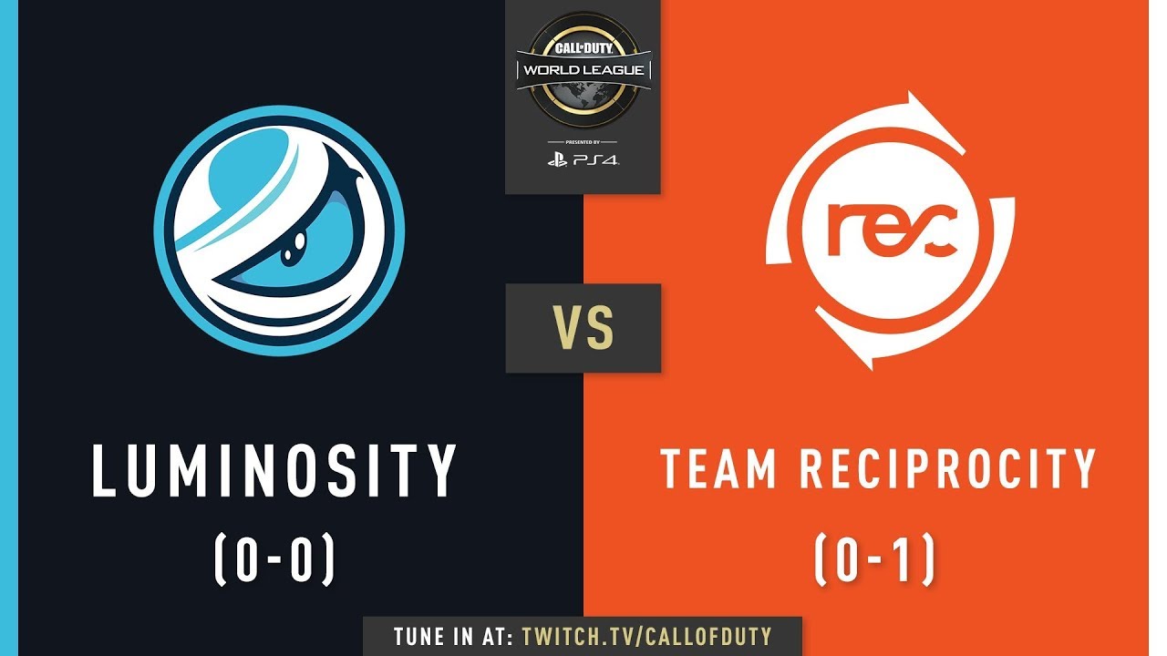 Luminosity vs Team Reciprocity | CWL Pro League 2019 | Division A | Week 1 | Day 2