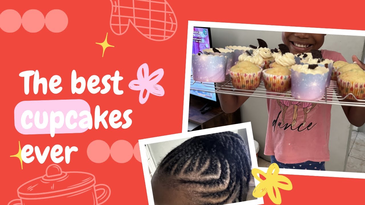 Видеоблог о жизни мамы: моем дочерей и вместе печем кексы 💕🧁