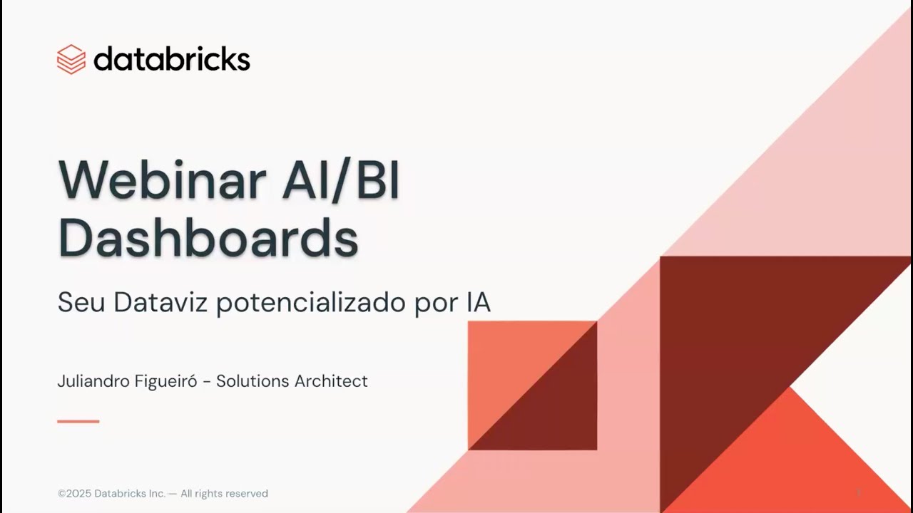 AI/BI Dashboards: seu Dataviz potencializado por IA | Webinar
