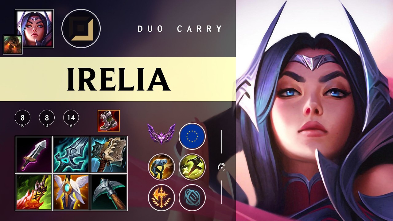 Irelia ADC vs Xayah - EUW Master Patch 26.03