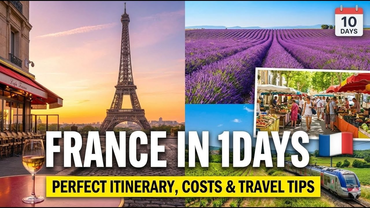 France in 10 Days | Perfect Itinerary, Costs & Travel Tips #TravelItinerary #france #francetravel