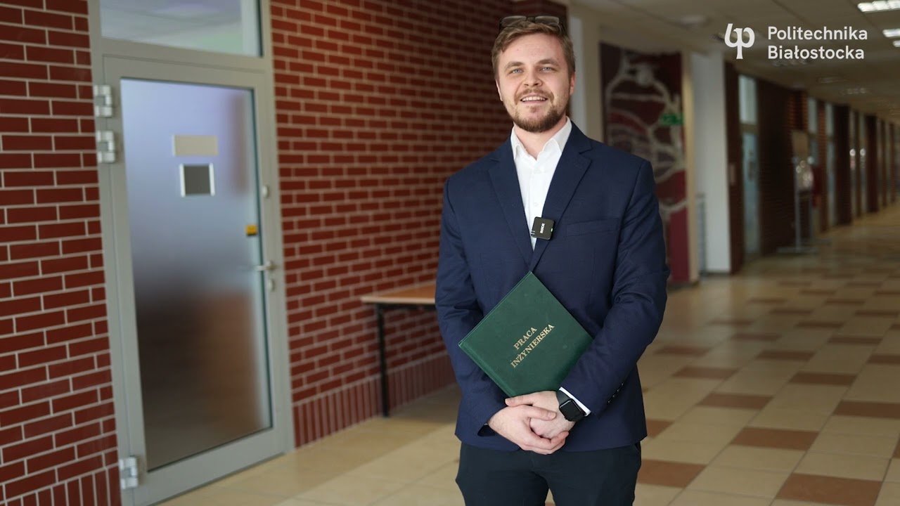 Marcin Gawryluk, inżynier informatyki. Wydział Informatyki Politechniki Białostockiej