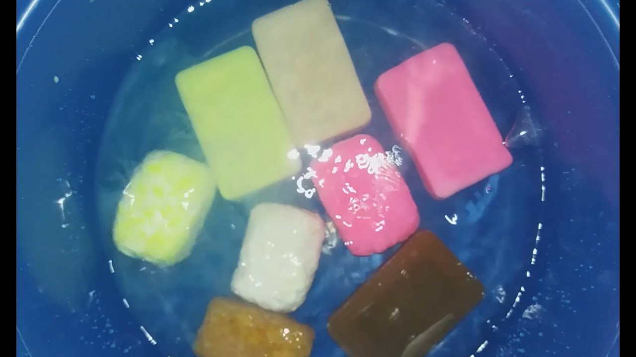 размокший микс мыло русь,жмяк,мыление.ASMR soap.soggy mix soap rus, zhmyak, washing