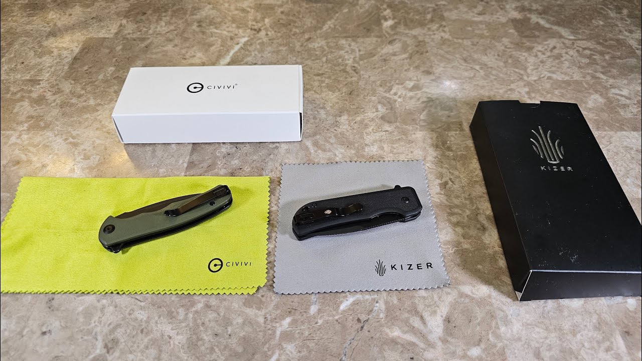 EDC: Civivi Mini Praxis vs Kizer Nice Guy Knife Comparison