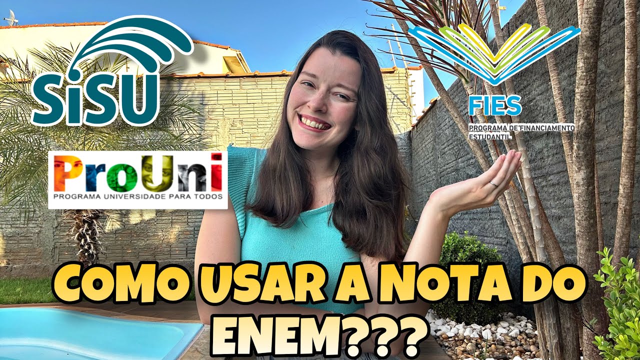 COMO USAR A NOTA DO ENEM PARA ENTRAR NA FACULDADE?| Quais as formas de usar a nota do Enem!