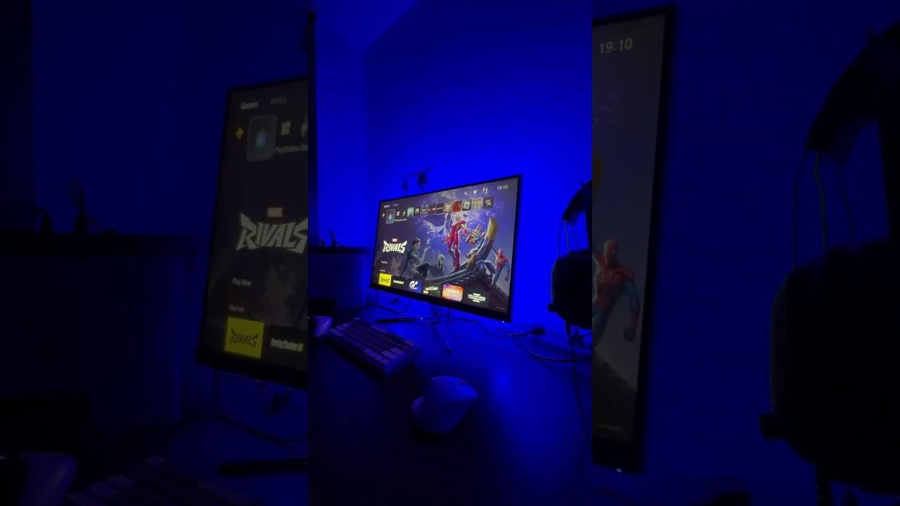 My PS5 setup with Acer Nitro Monitor with RGB #gaming #ps5