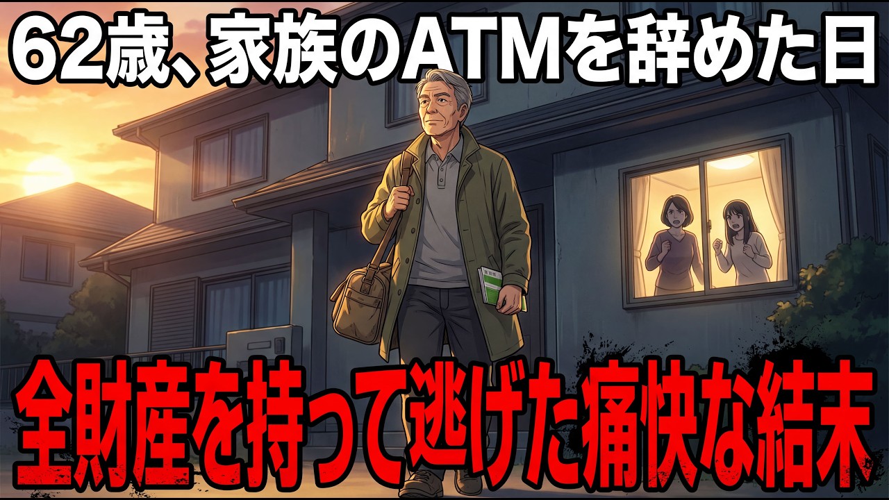 「もう家族のATMはやめる」マイホームを売り払い、すべてから逃げ出した62歳男の痛快な大逆転【シニア朗読雑学】