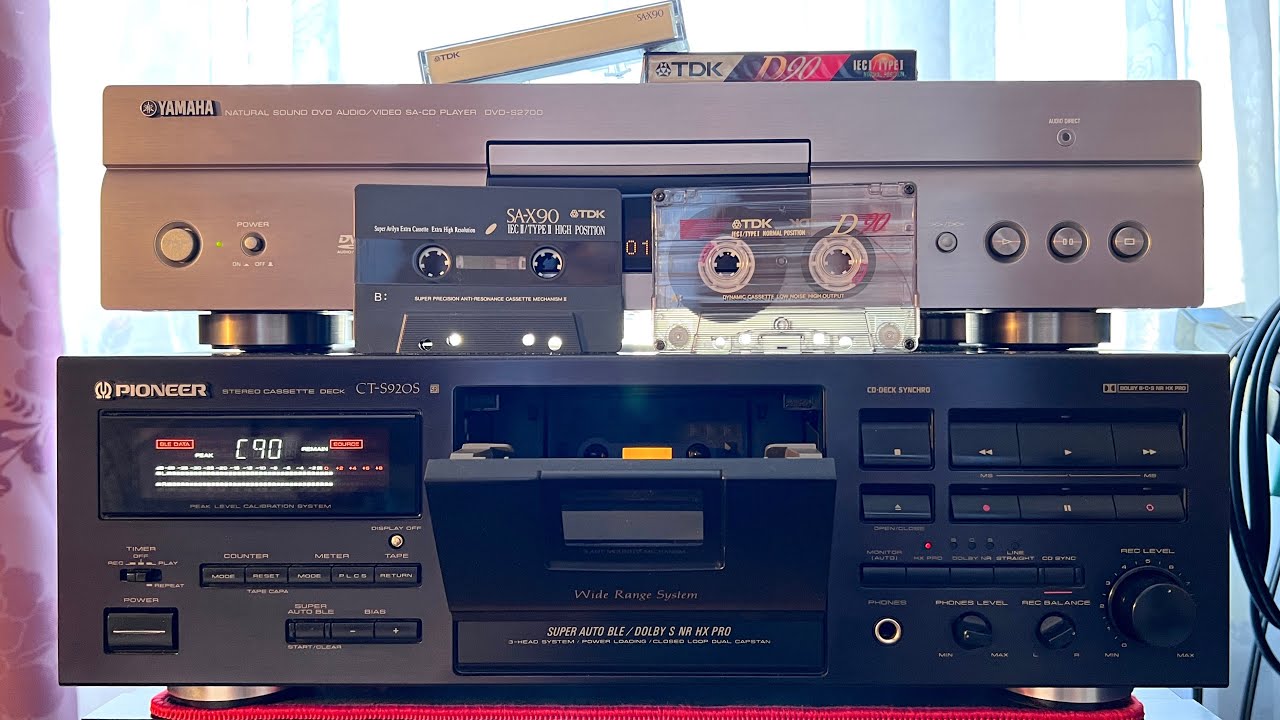 Пишем музыку на Pioneer CT-S920S. С Dolby и без