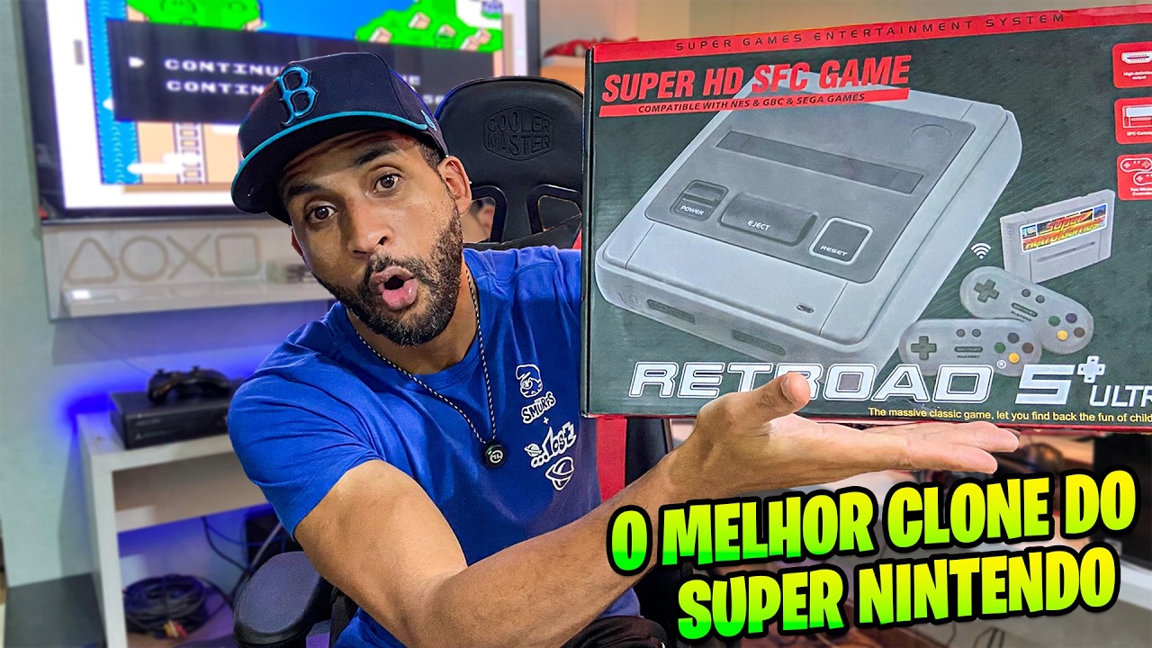 O MELHOR CLONE DO SUPER NINTENDO! RETROAD 5 ULTRA