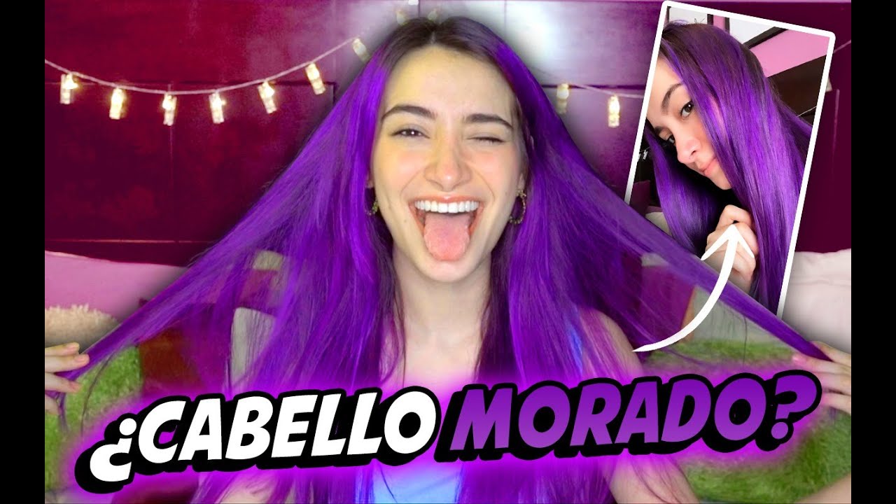 MI EXPERIENCIA CON EL CABELLO MORADO *ventajas y desventajas* #TuPeloTuElecci&oacute;n | Soyalerios
