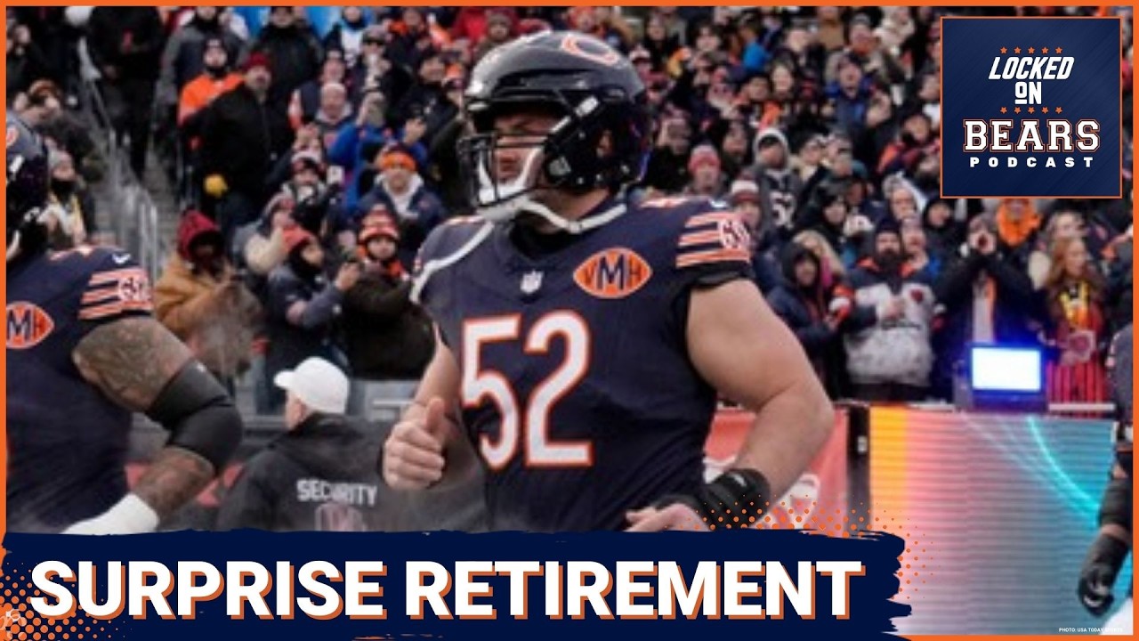 Chicago Bears have HUGE hole to fill on offensive line after surprise retirement from Drew Dalman