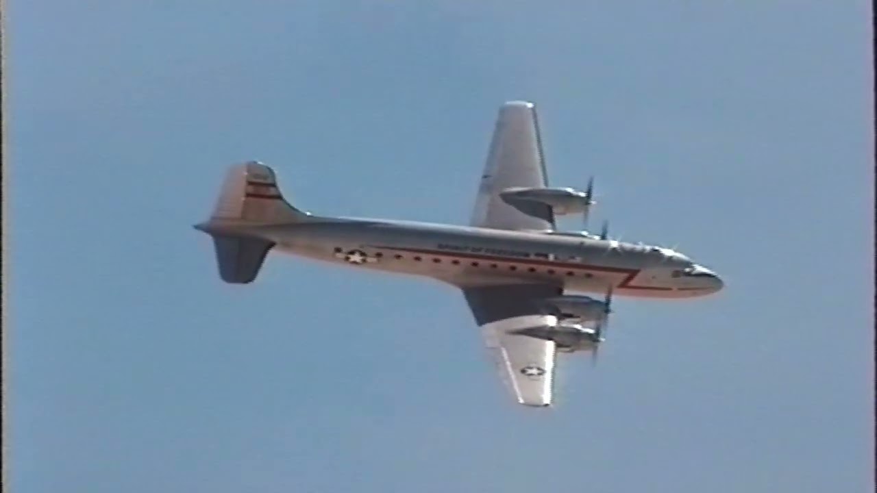 USAF C 46 + C54 SPIRIT OF FREEDOM + MATS C 121 + C 130 + C 141 + C 5 + C 17 @ GOLDEN AIR TATTOO 1997