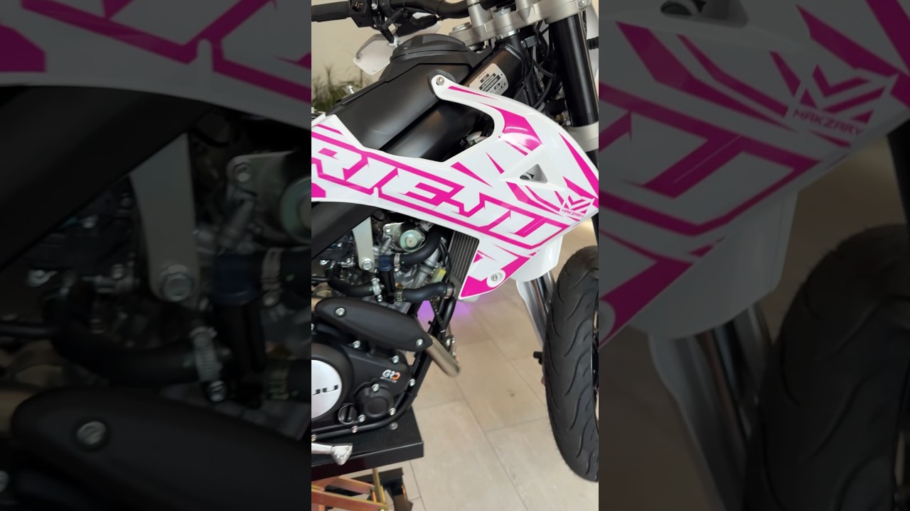 Rieju MRT 125 x Makzary 🩷 #makzary #motorrad #rieju #satisfying #asmr #unboxing
