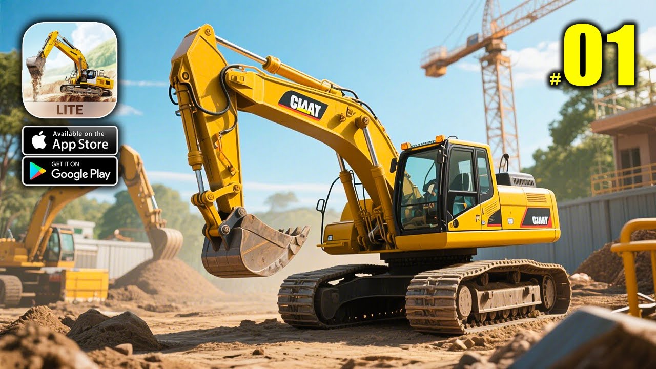 Construction Simulator 3 Lite - Gameplay Walkthrough Part 1 - (iOS, Android)