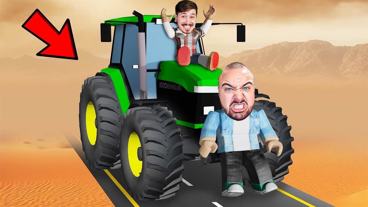 IMPE I ŠONE 24 SATA VOZE TRAKTOR PO OPASNOM PUTU U ROBLOXU