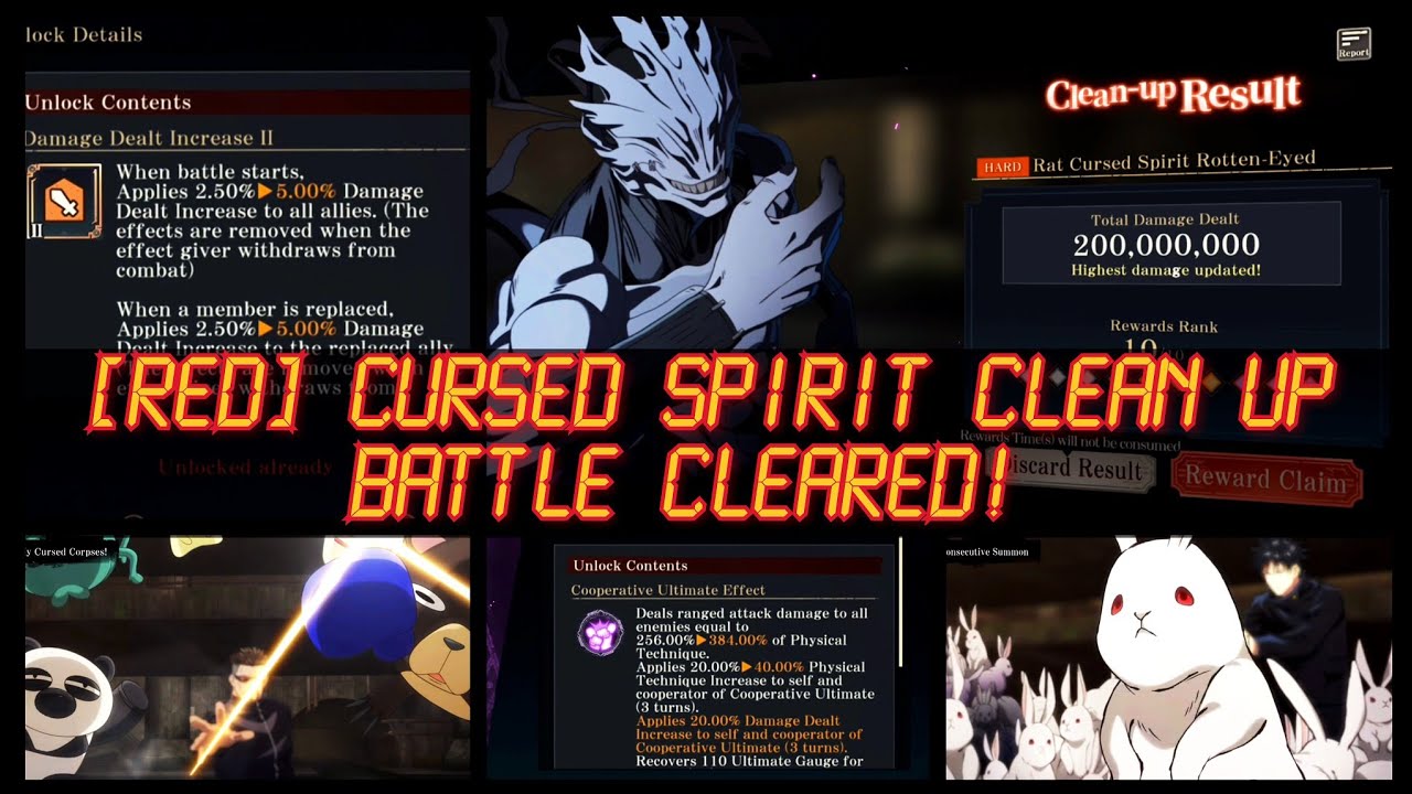 JJK Phantom Parade: Hard Cursed Clean Up - Debuff duo makes Toji Insane