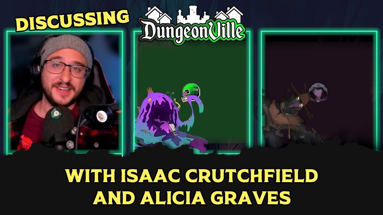 Discussing DungeonVille with Isaac Crutchfield and Alicia Graves