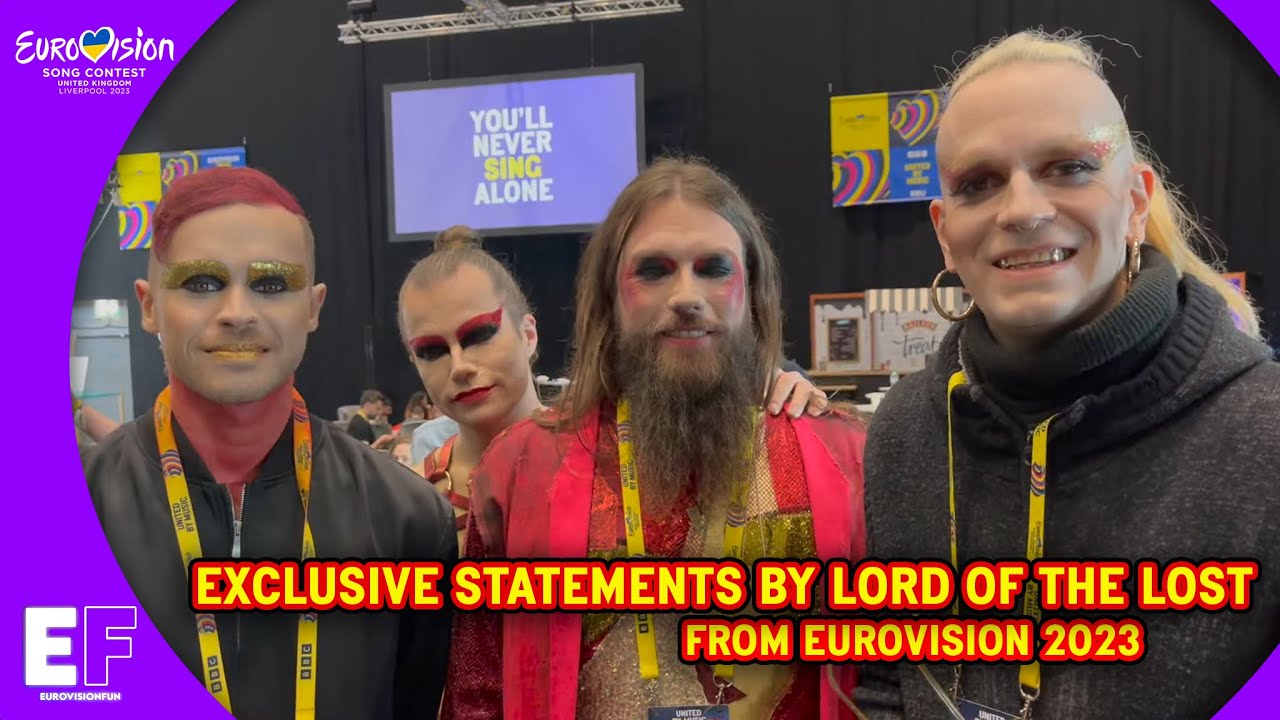 Exclusive statements by Lord of the Lost before the Final Show (Eurovision2023 Germany)