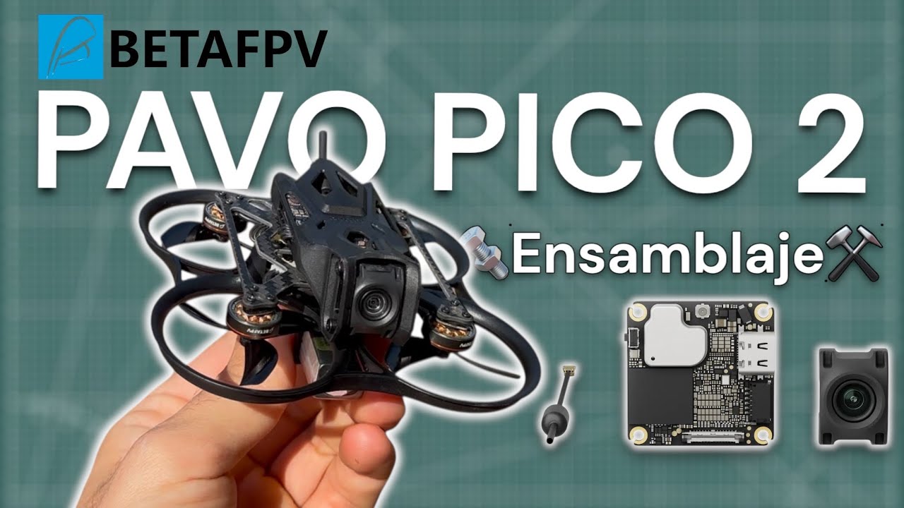 🛠 Montaje Completo del Pavo Pico 2 con DJI O4 Lite tutorial #betafpv #pavopico2 
