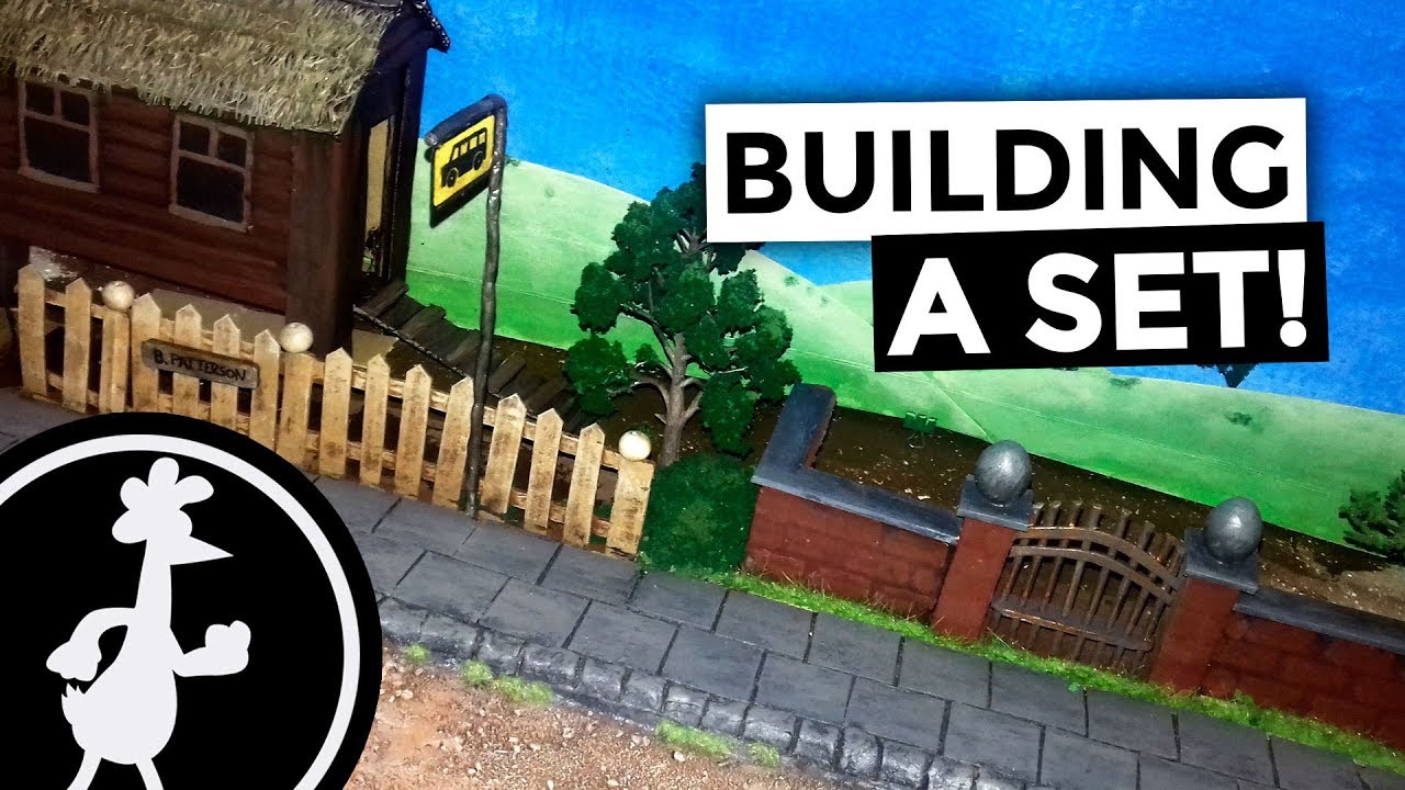 Building a low-budget STOP MOTION set! (Including FULL timelapse build!) | The Bus Stop