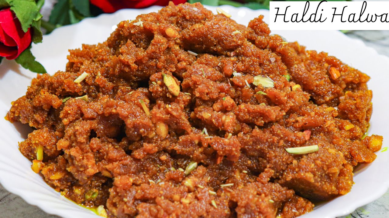 Kacchi Haldi Ka Halwa Sirf 2 Chammach Khaye | Haddi Jodo aur Kamar ke dard ko bhagaye |