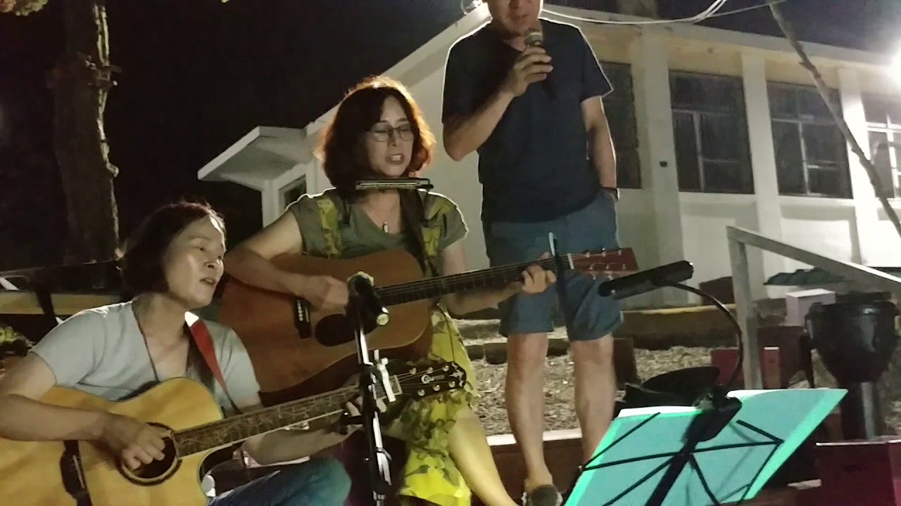 [통기타캠프촌1박2일]먼훗날(둘다섯)-화음이 참 좋네요.천안한마음동호회.단체모임. 통기타라이브. 싱어롱 #단체행사