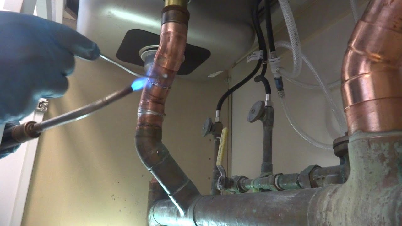 hooked up  new kitchen sink /stove in local business