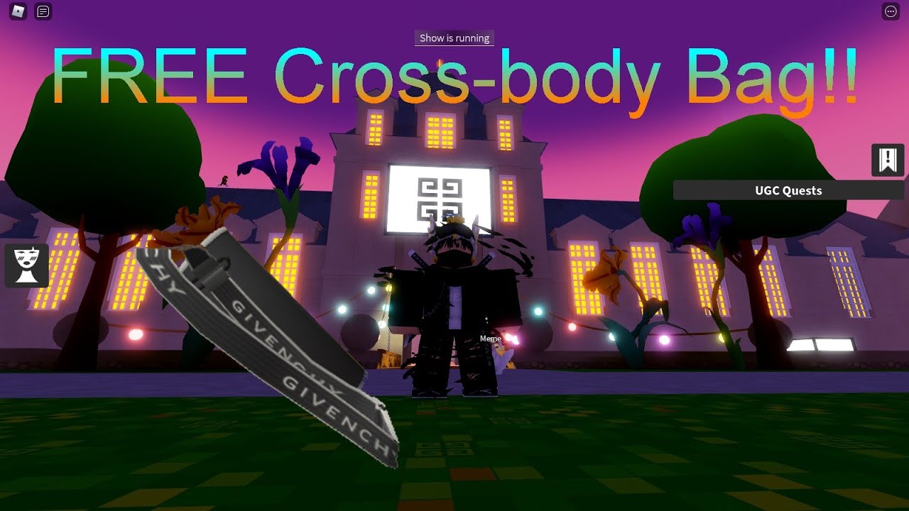 How To Get Le Rouge Cross-body Bag In Givenchy Beauty House | Roblox