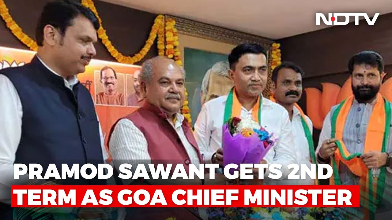Pramod Sawant To Continue As Goa Chief Minister, BJP Ends Suspense