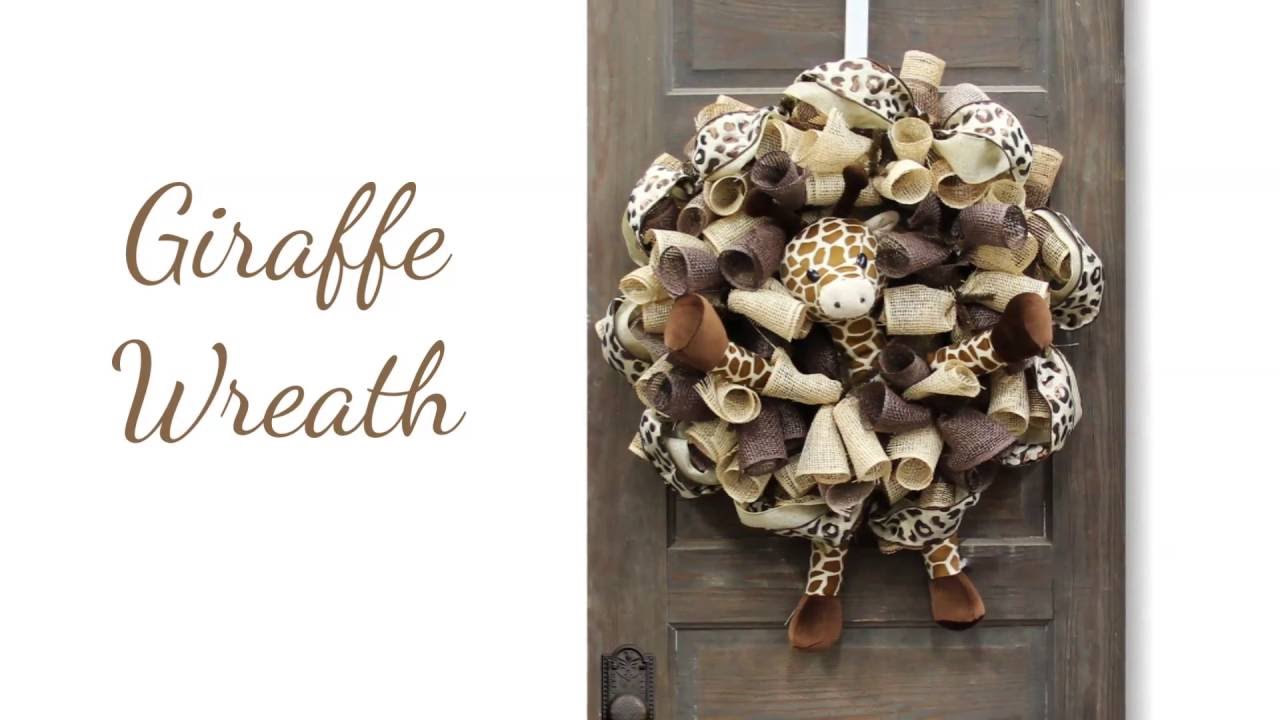 Giraffe Wreath Enhancement