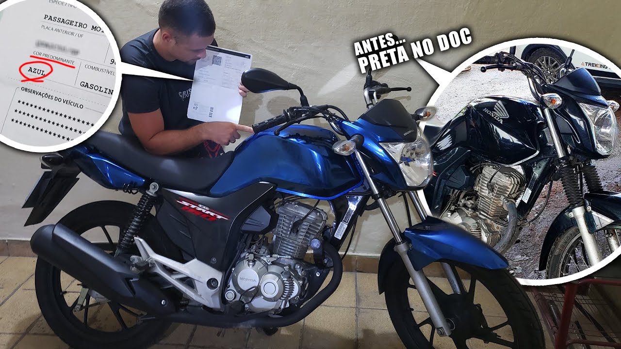 COMO ALTERAR A COR DA MOTO NO DOCUMENTO - DICAS DETRAN