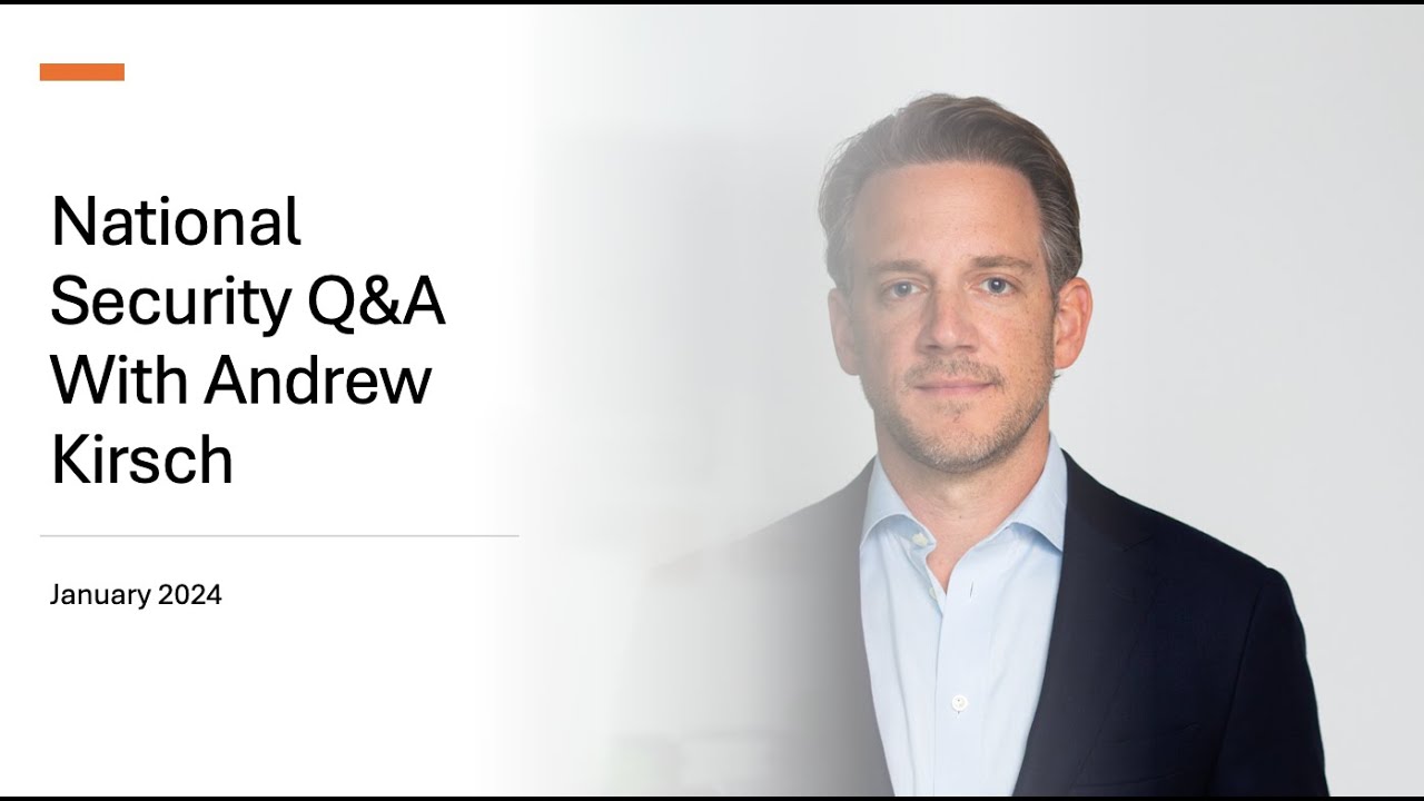 Canadian National Security Q&A - Open Forum - January 2024