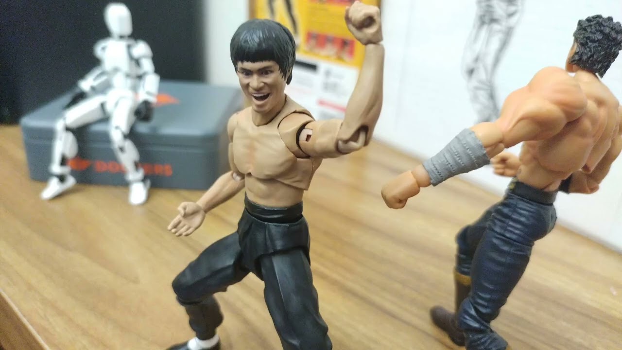 Bruce Lee Vs Kenshiro Stop Motion (2025) [100k Views on the Channel]