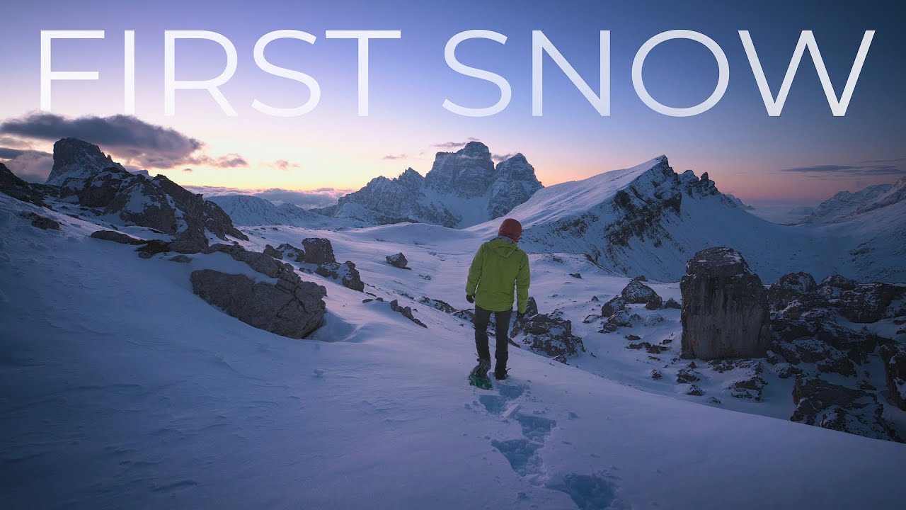 FIRST SNOW in the DOLOMITES