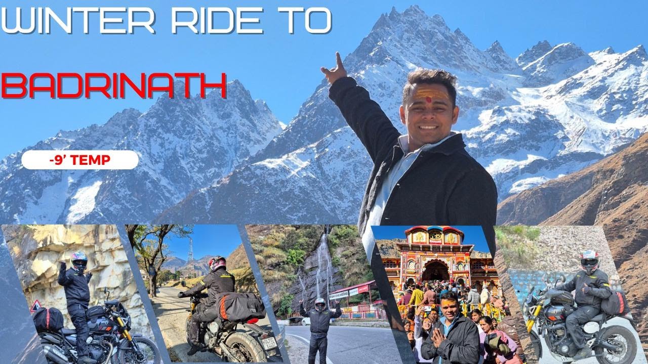 Winter Ride To Baba Badri Bishal (UK) | Delhi To Badrinath | -9' Temp | Triumph Scrambler 400 XC