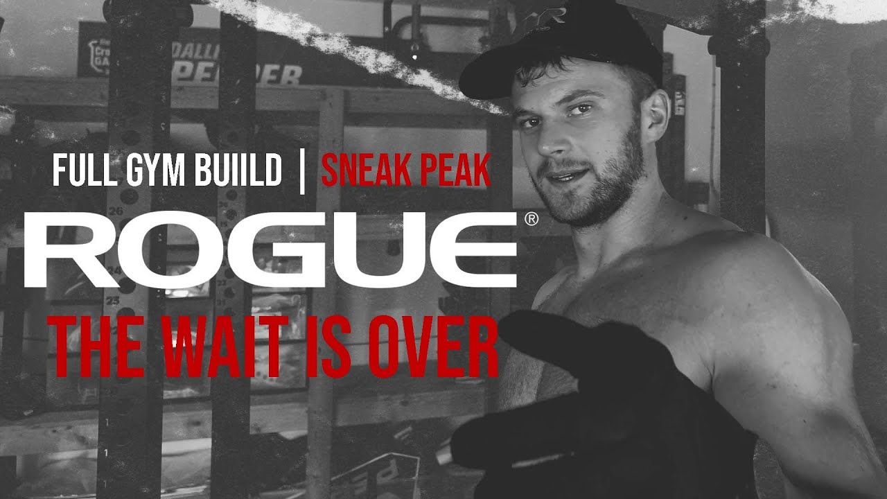 THE WAIT IS OVER | NEW ROGUE GARAGE GYM Buildout | CrossFit Home Gym Setup