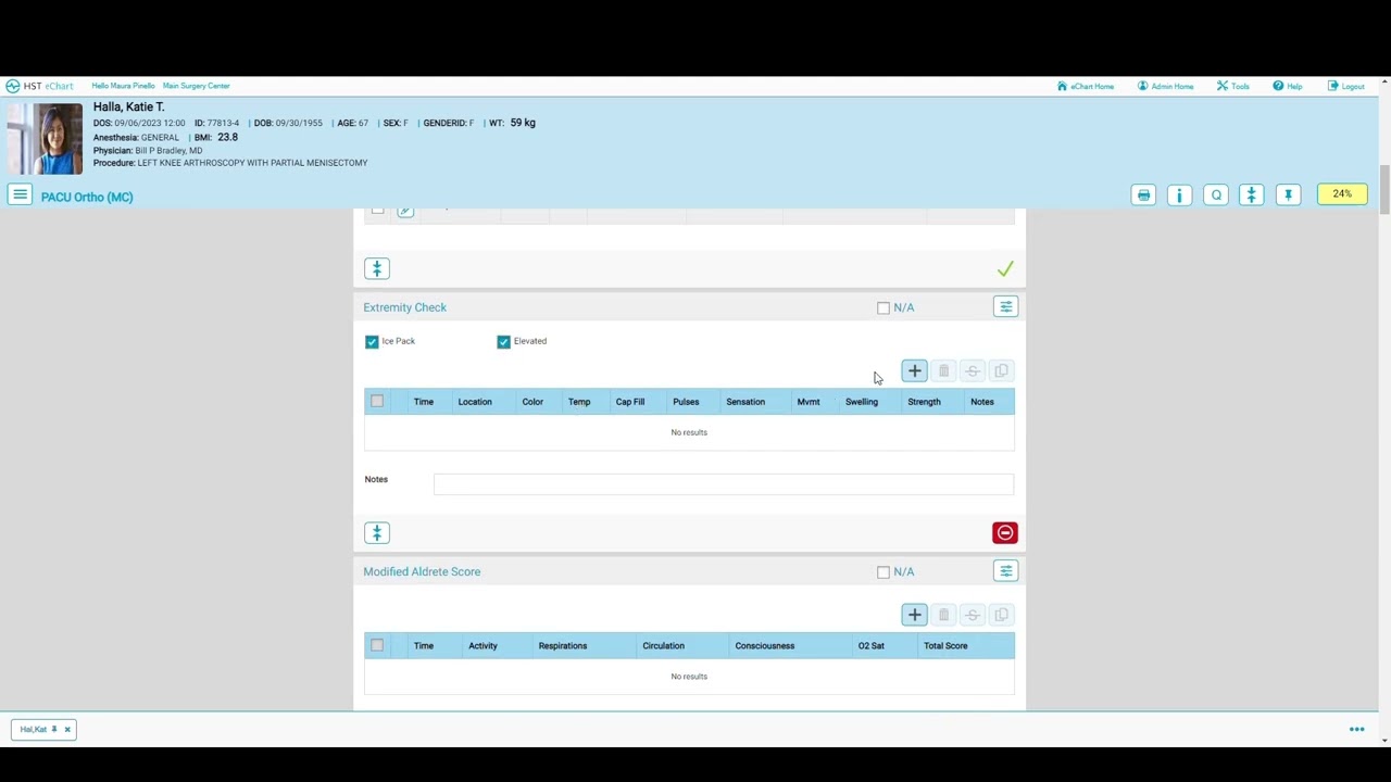 Streamlining PACU and Post-operative Workflows with HST's Electronic Charting