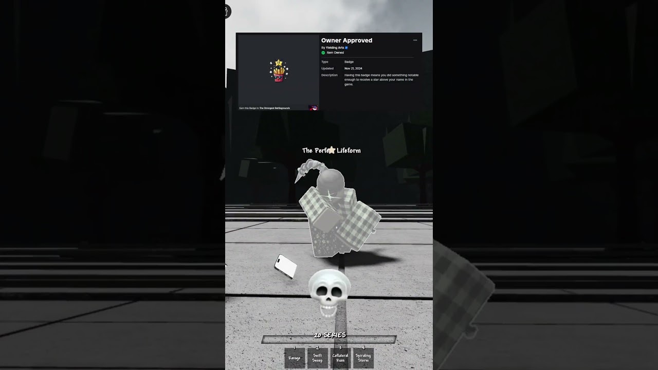 ONLY PERSON IN TSB TO HAVE THIS SECRET BADGE EVER | The Strongest Battlegrounds  #roblox #tsb