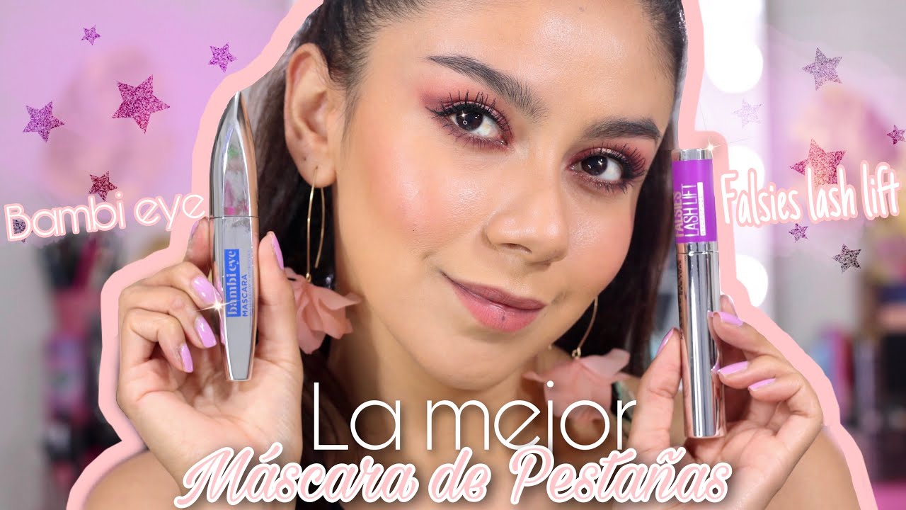 Las mejores máscaras de pestañas BAMBI EYE Loreal y FALSIES LASH LIFT Maybelline Charly Makeupp