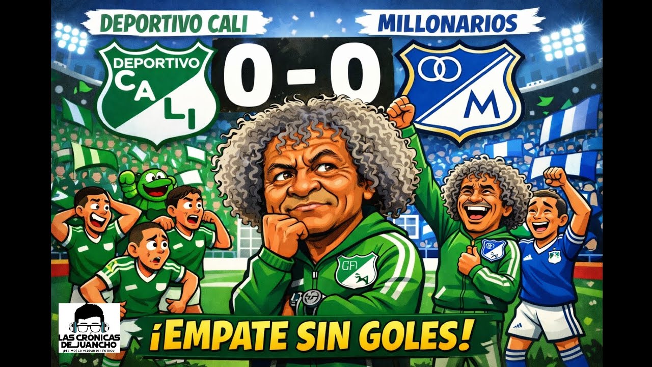 Deportivo Cali 0 - 0 Millonarios | Mucho respeto de Gamero, los cambios favorecieron a Millos