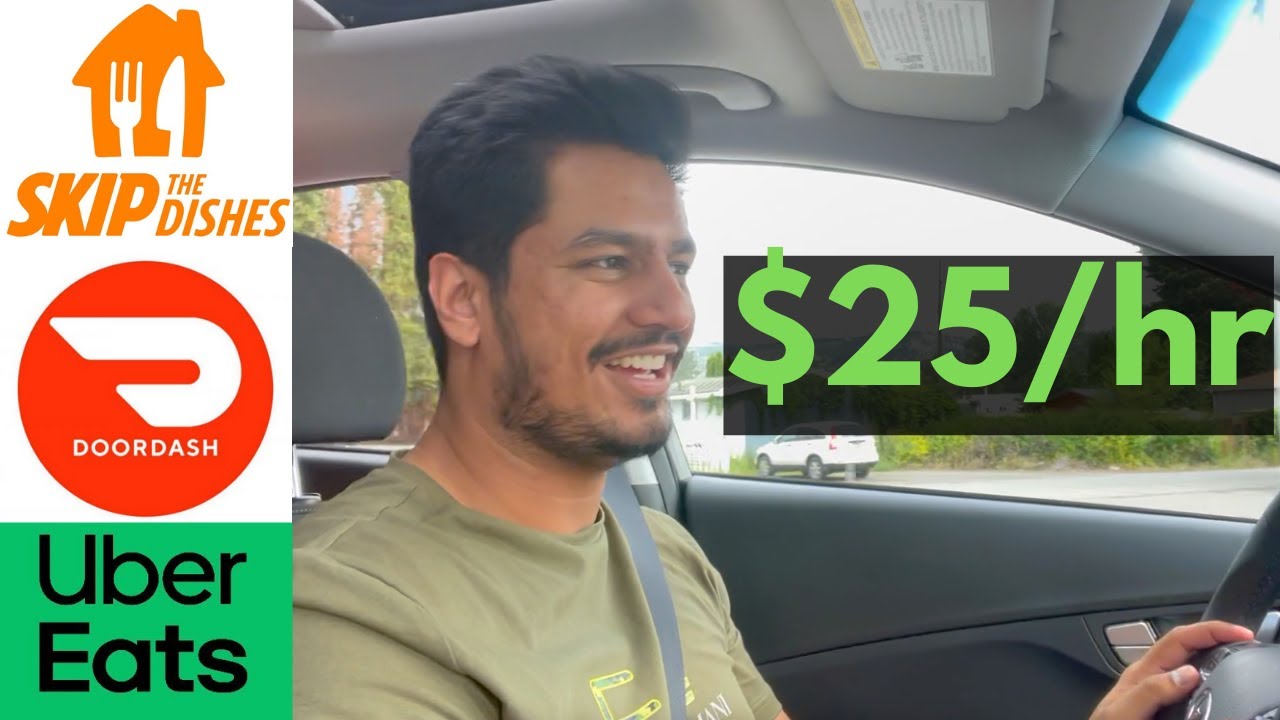 How I make $25 Per Hour with Skip The Dishes | Food Delivery job earning in Canada 🇨🇦 Piyush Canada