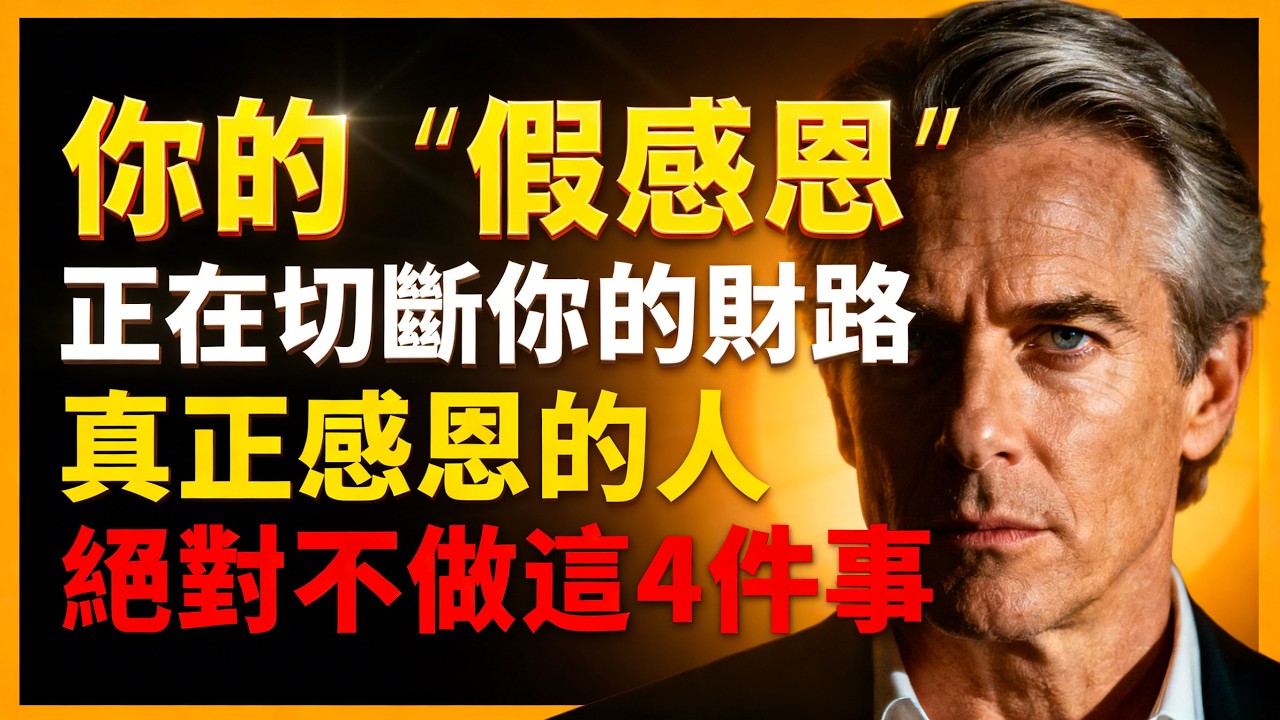 財路被堵死了？停止這4個「口頭禪」行為，你的收入立刻翻倍！#人生智慧 #心理學 #人性 #思維模式 #成功哲理
