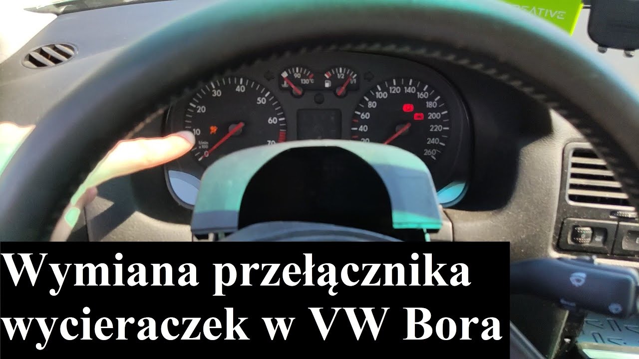 Do 3 razy sztuka! Naprawiam sam - wymiana przełącznika wycieraczek w VW Bora