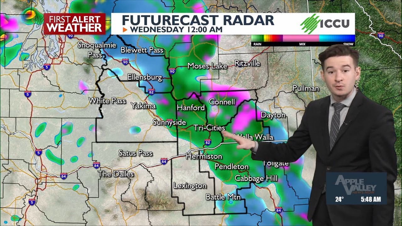 🥶Potential for icy roads Wednesday & Thursday mornings