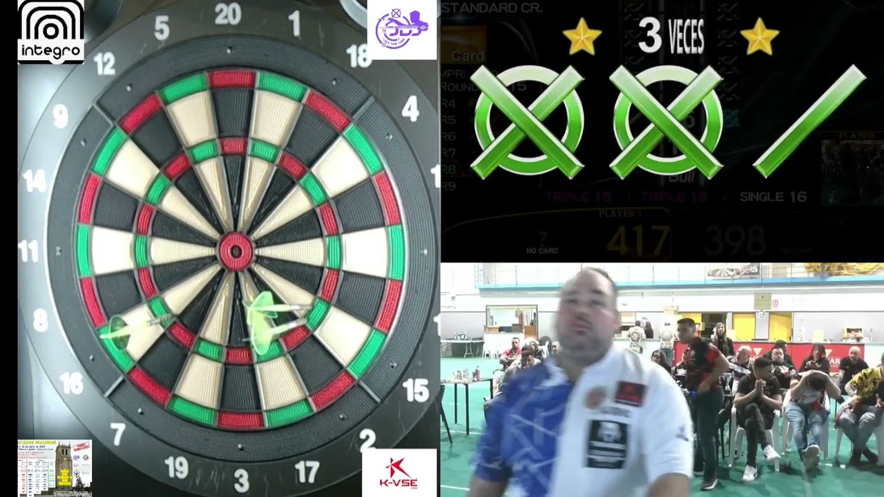 I OPEN DARTS VILLAMURIEL FINAL JAIME NUÑEZ VS JAVI MORENO