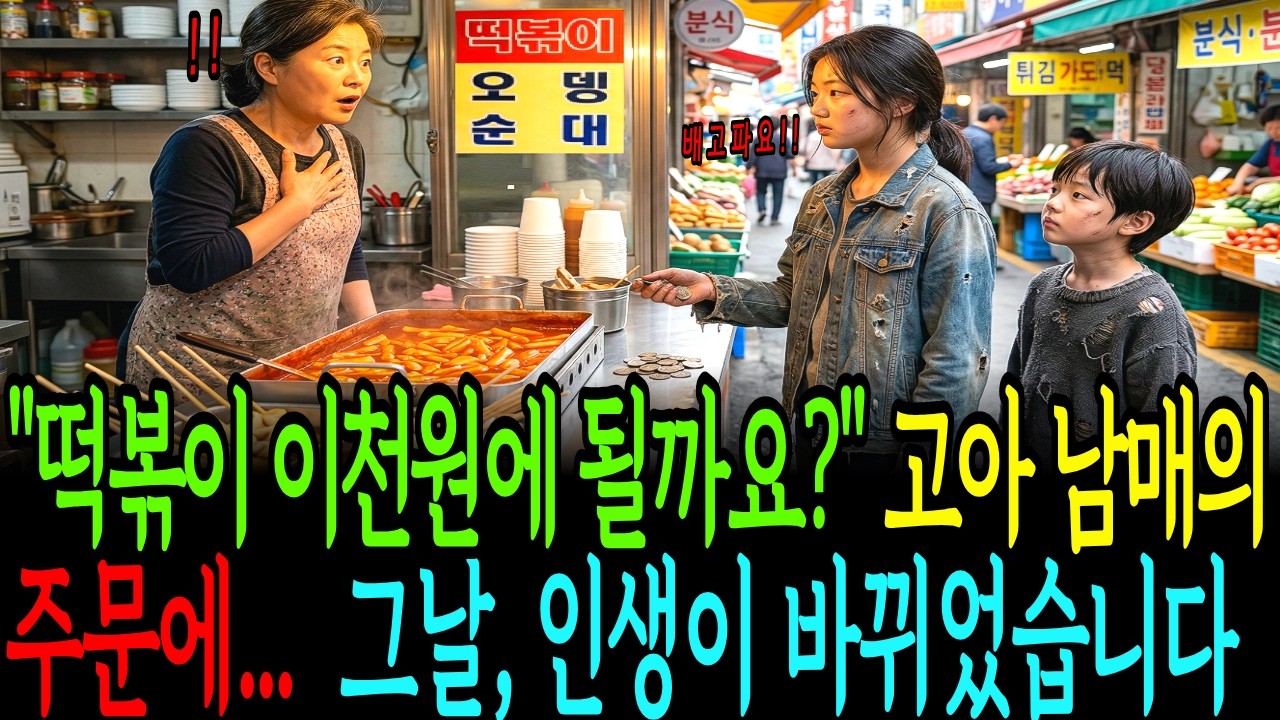 고아 남매에게 내어준 떡볶이 한 그릇이 인생을 바꿔놓는데ㅣ재회사연 ㅣ감동사연 ㅣ인생이야기 ㅣ기적같은재회 ㅣ눈물주의