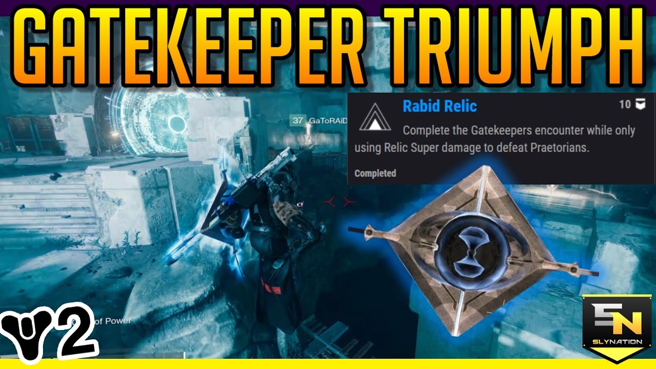 Destiny 2 | VoG Gatekeeper Triumph Guide 'Rabid Relic