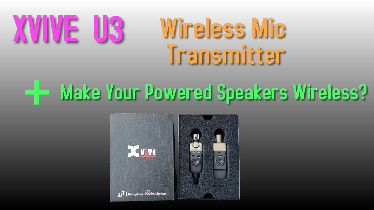 XVIVE U3  Wireless Mic Adaptor / Wireless Speaker Transmitter