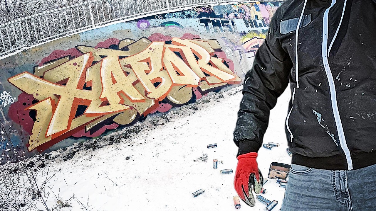 Fast lines and dripping colors | Defy the cold and paint